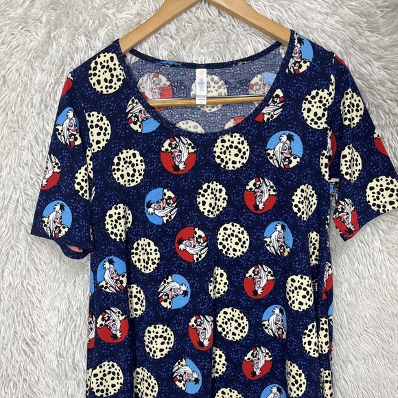 LuLaRoe Tops - LuLaRoe‎ Disney Perfect-T Short Sleeve Top Size Small